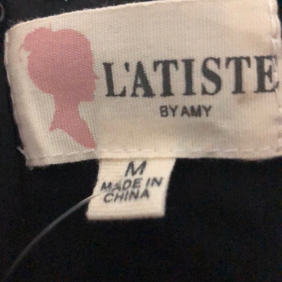 Mendocino Mini Dress Burgundy & Black - Picture 4 of 5